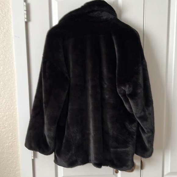 FREE PEOPLE Kate Double-breasted Faux-fur Coat - Picture 12 of 15